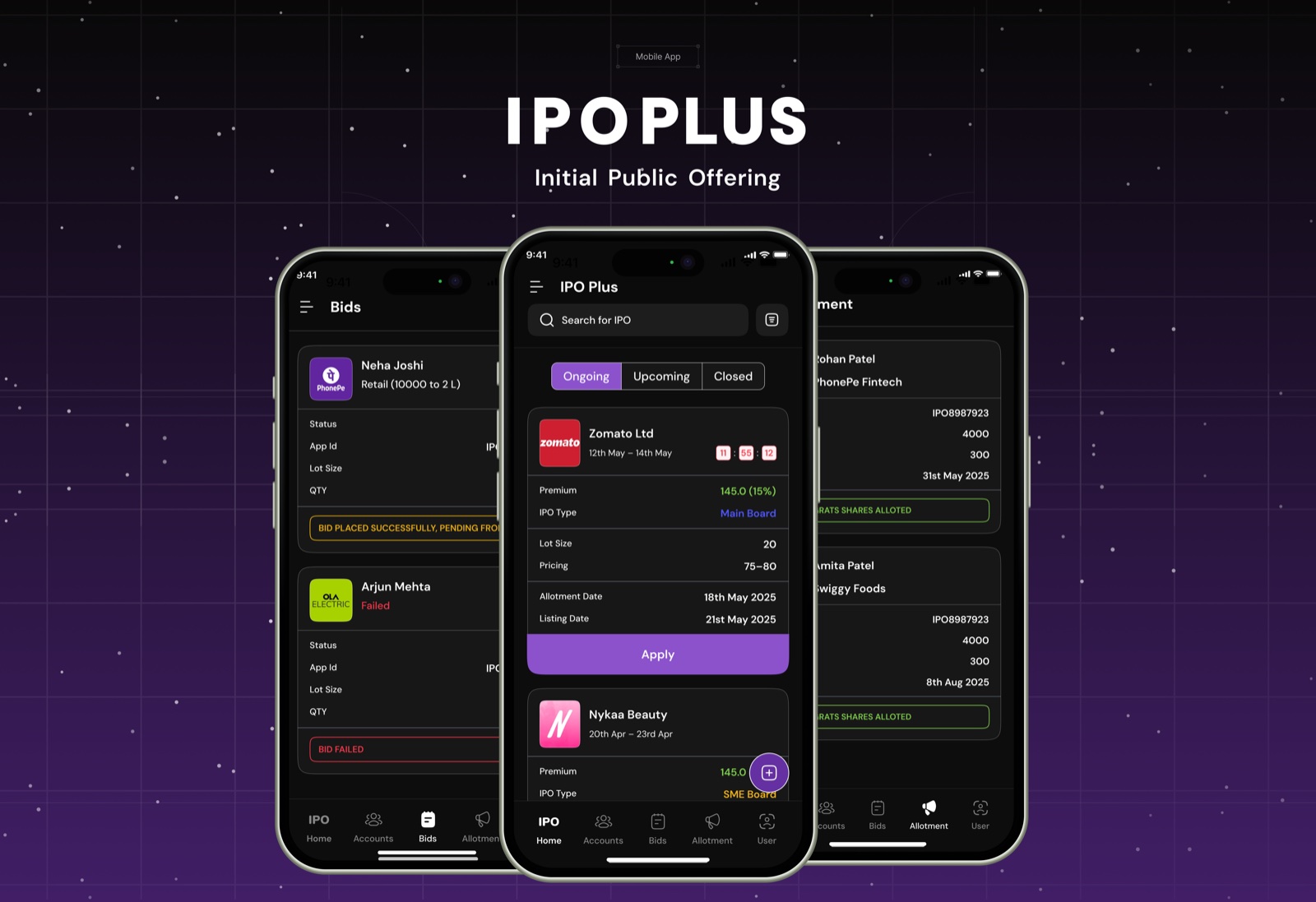 IPO Plus app cover